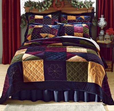 Velvet Patch Quilt,...