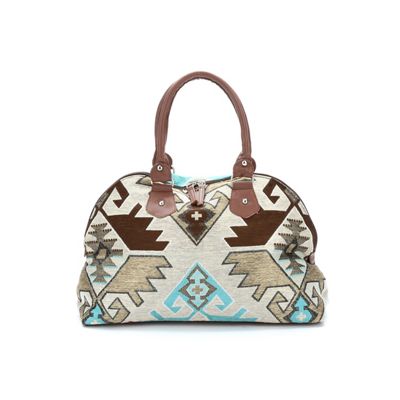 Flocked Tapestry Bag from Monroe and Main | WI550536