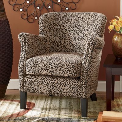 Leopard Club Chair from Seventh Avenue | 701403