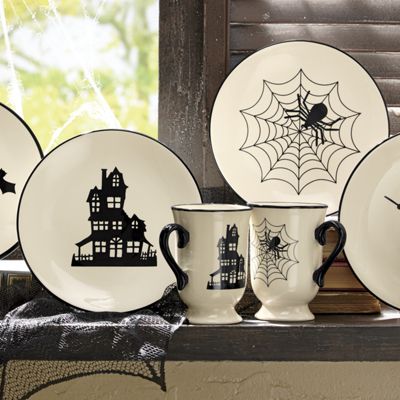 halloween dish set