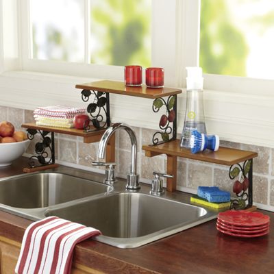 2-Tier Apple Sink Shelf from Seventh Avenue | D7717348