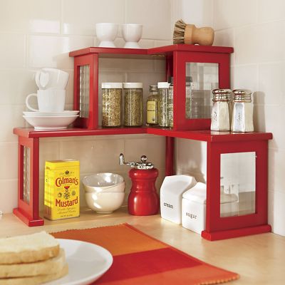 2 Tier Corner Shelf From Seventh Avenue 724705   724705