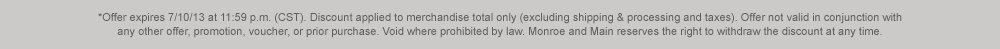 Sitewide Sale! 25% Off Terms & Conditions